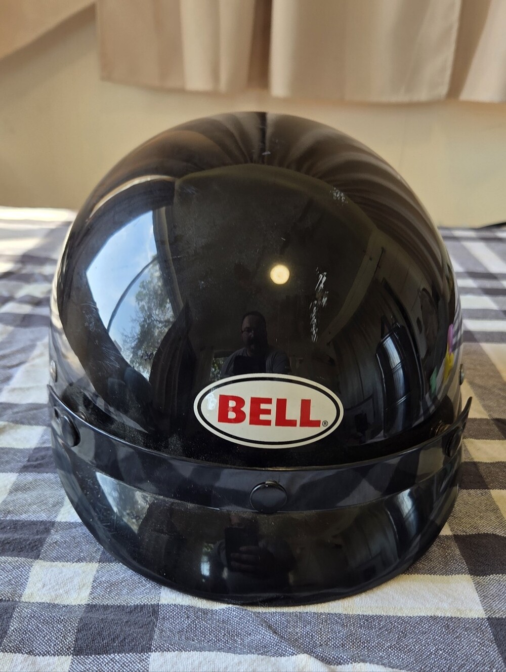 BELL Black Bandito Motorcycle Helmet